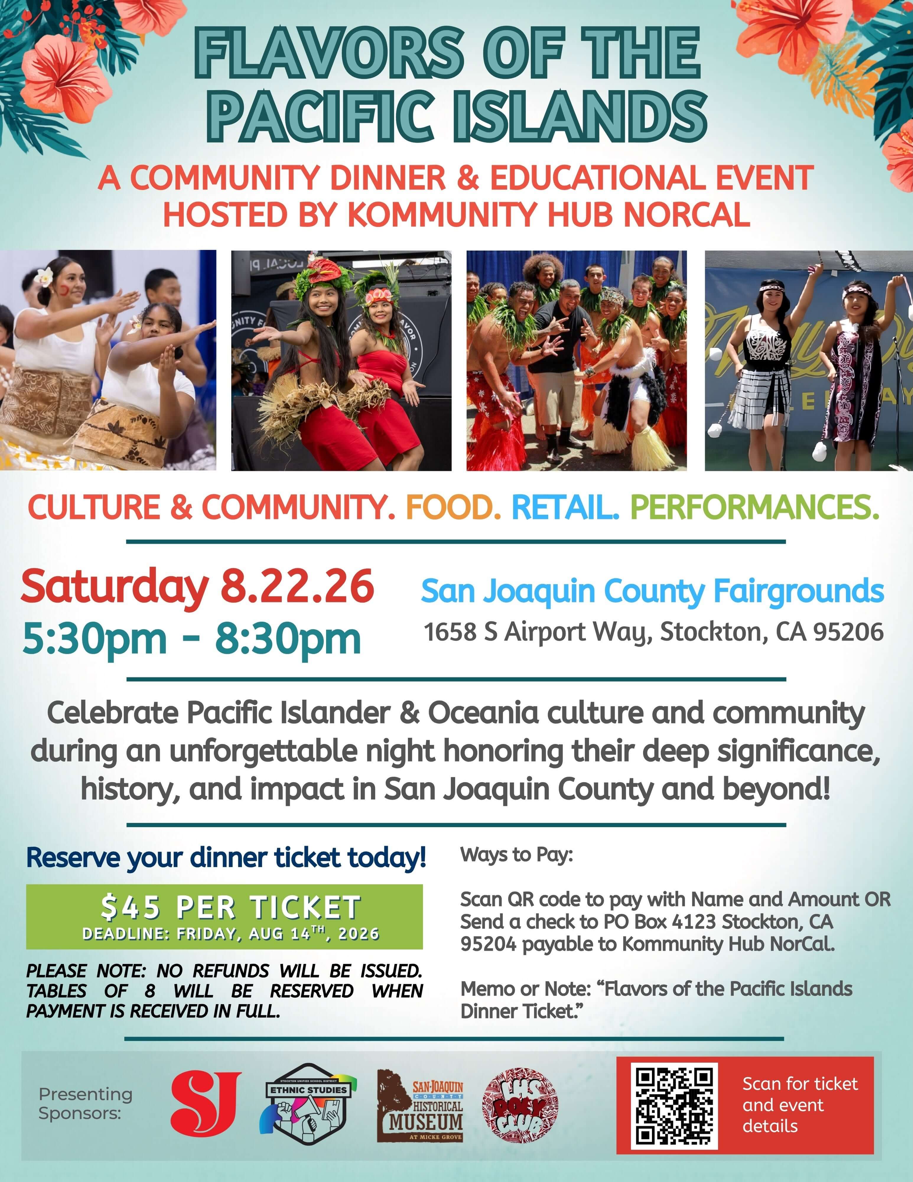 Flavors of the Pacific Islands flyer