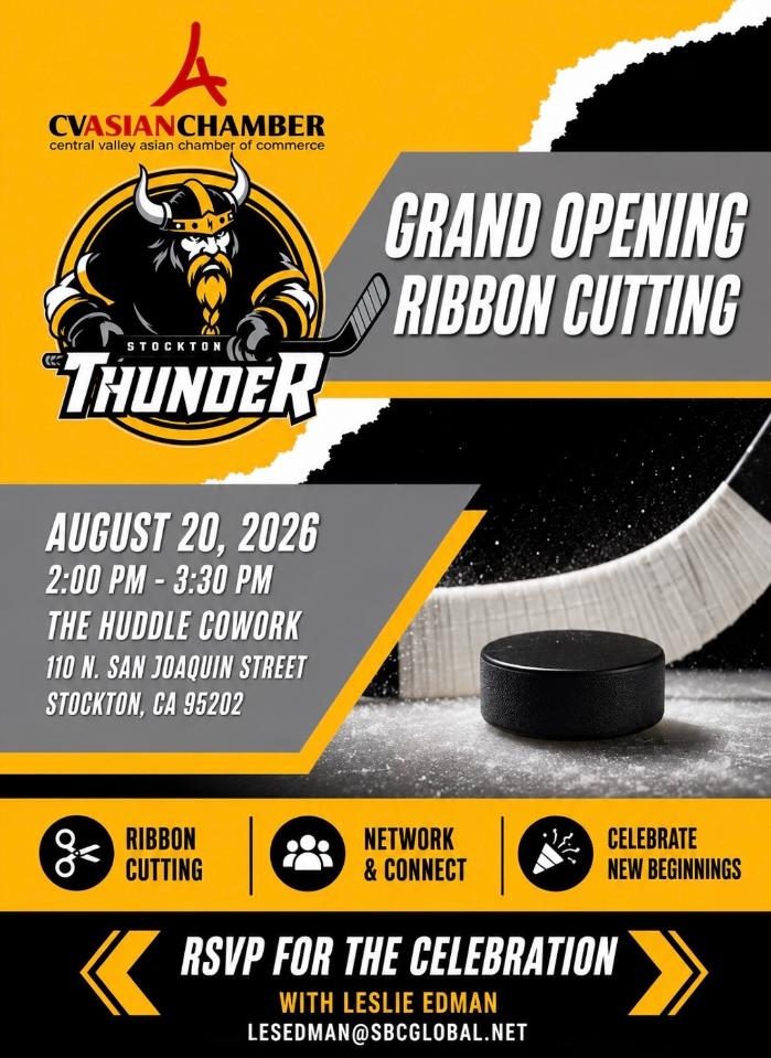 Stockton Thunder Ribbon Cutting